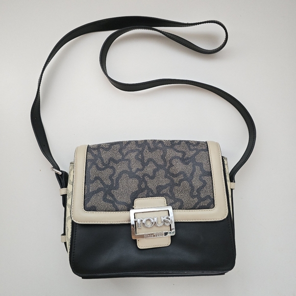TOUS Medium Black and White Kaos Icon Crossbody bag - Picture 3 of 17
